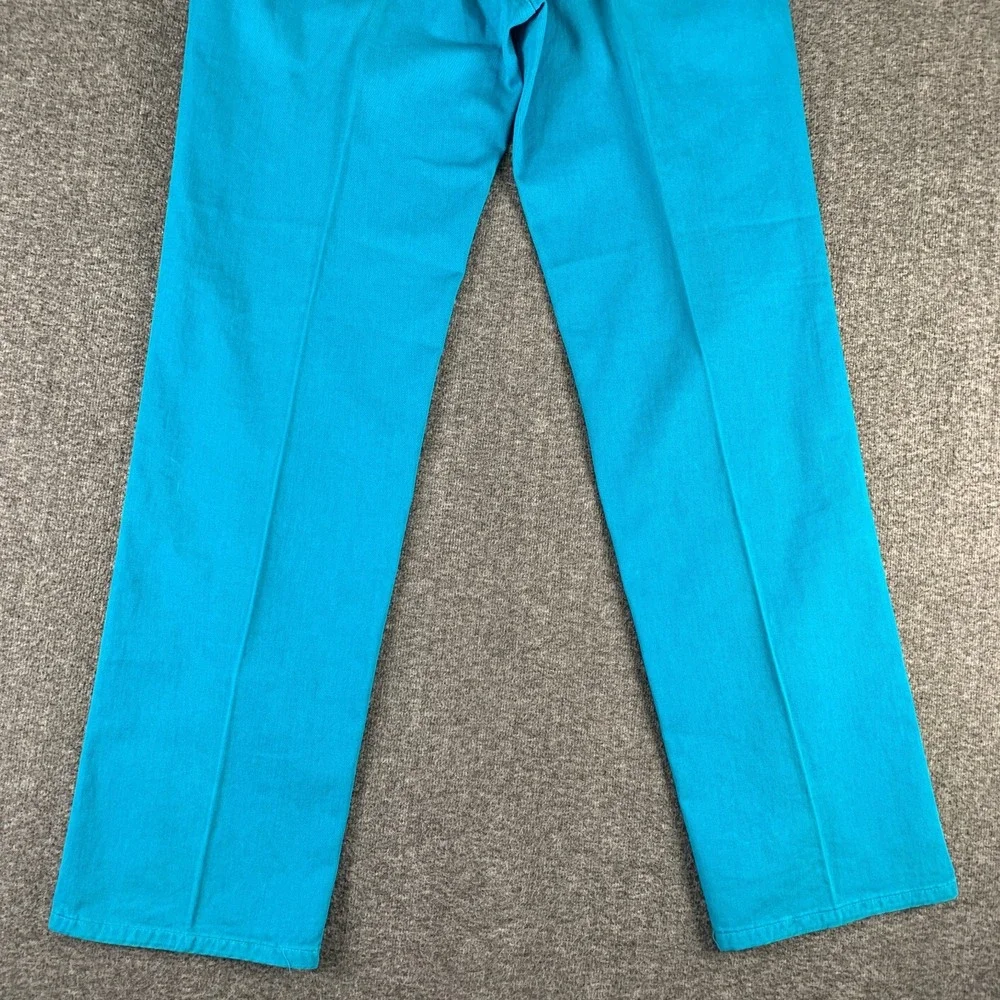 Vintage Polo Ralph Lauren Double Pleat Pants Men 31x35 Blue Old Money 90's USA